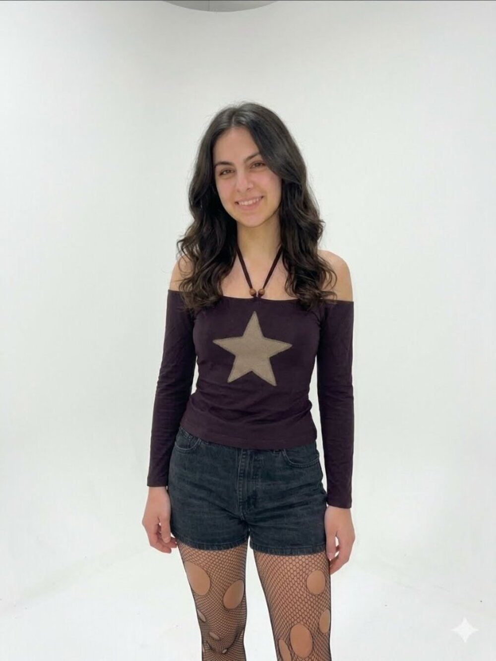 🌲 Hot Topic Social Collision Open Shoulder Top, Flattering!